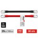 Zestaw przewodów LGY 25mm² z końcówkami oczkowymi M6-M6 czerwony/czarny - 30 cm